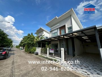 Two-story semi-detached house, 37.2 sq.wah, Lanceo Pride Kanchanaphisek-Klong Thanon Village, near Central Westgate, Kanchanaphisek Road, Nonthaburi R