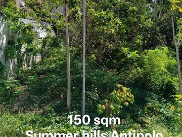 Residential Lot for Sale in Summerhills Antipolo City