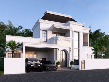 Rumah American Style Godean, Private Pool, Akses Mudah ke Pusat Kota Jogja.