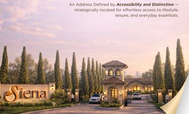 Escape to Your Tuscan Sanctuary in Bacoor – Siena by Crown Asia House and lot for sale
