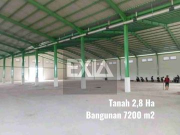dijual Gudang 7200 M2 tanah 2.8 Ha Taiwan Industri Batam
