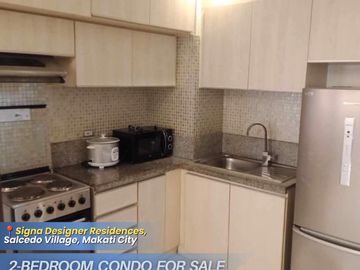 FOR SALE! Fully Furnished 2-Bedroom Condo for Sale in Salcedo, Makati