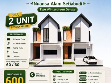 Rumah modern dengan desain nyaman untuk keluarga muda maupun investasi kos mahasiswa di lembang bandung