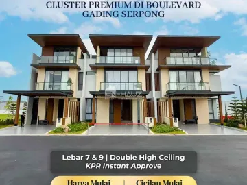 Di Jual Rumah 3 Lantai di Pusat Gading Serpong Gaya Finlandia