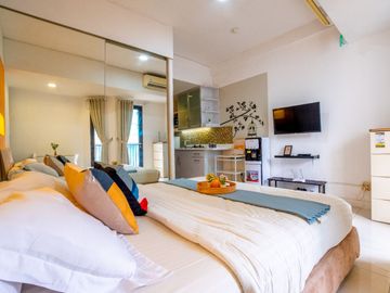 Lokasi Dekat dengan Perkantoran! Apartemen Studio Tamansari Sudirman, Full Furnished, Sewa Murah, Lokasi Strategis Jakarta - SCBD, WTC , Benhil