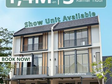 New Best Deal! Rumah Baru Malibu Village 3 Lantai, Dekat Aeon & Summarecon