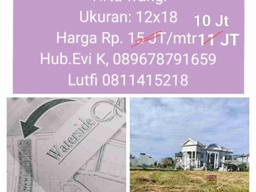 Di Jual Kavling WaterSide, Tanjung Bunga