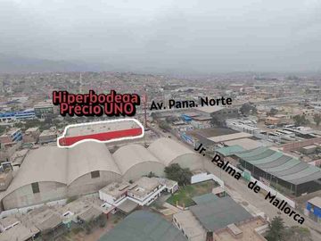 ¡ALQUILER! Amplio terreno comercial/Industrial 3,031 m2, Puente Piedra