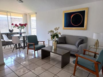 DEPARTAMENTO AMUEBLADO EN RENTA, RINCONADA SANTA RITA, PLAZA MEXICO, ZAPOPAN