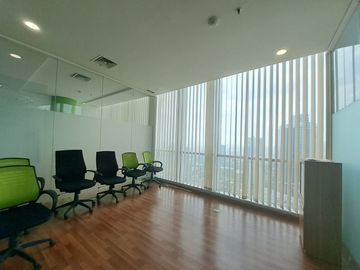 Sewa Kantor Semi Furnish 191 m2 di AXA Tower Kuningan City