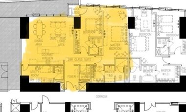 PARK CENTRAL TOWER  150 sqm 2 Bedrooms Ayala Land Premier