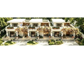 Cute Flower Townhouse | Modern 2BR Home in Plai Laem, Koh Samui | from 2.9M THB