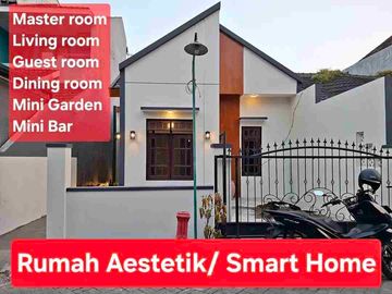 rumah cantik baru jadi smart home di cucak rawun sawojajar dekat grand permata jingga, velodrome dan jalan tol