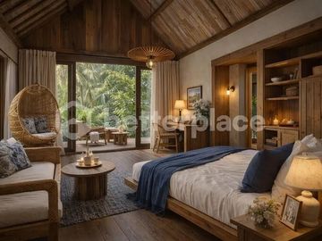 Charming Ubud-Style Villa in Peaceful Ubud 1 Bedroom with Spacious Land