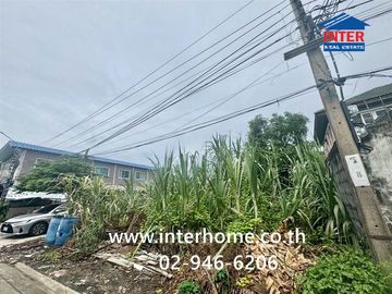 Vacant land, 83.3 sq.wa. (approximately 33.3 square meters), located on Soi Suk Sawat 102, Suk Sawat Road (Soi Rom Yen Niwet), Phra Samut Chedi, Samut