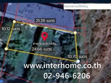 Vacant land, 69.7 sq.wah. Located on Soi Suk Sawat 102, Suk Sawat Road (Soi Rom Yen Niwet), Phra Samut Chedi, Samut Prakan.