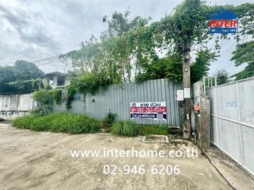 Vacant land, 63.4 sq.wah. Located on Suk Sawat 102 Soi (Rom Yen Niwet Soi), Suk Sawat 102 Road, Phra Samut Chedi, Samut Prakan.