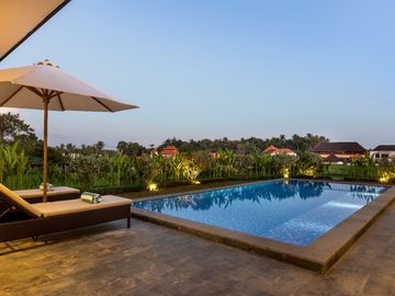 FOR RENT LEASHOLD VILLA SUPER NYAMAN TENANG VIEW RICE FIELD RICE