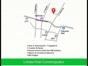 Kost Dijual Jogja di Jakal Km.7 Dekat RS. JIH