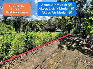 Jual tanah Murah pekarangan dekat Kota Wonosari Gunungkidul strategis