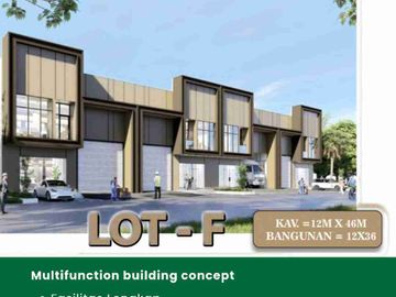 launching Gudang workshop pabrik 540 M2 Cemara Industrial Batam centre
