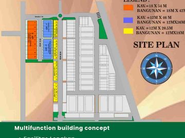 launching Gudang workshop pabrik 540 M2 Cemara Industrial Batam centre