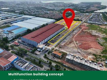 launching Gudang workshop pabrik 540 M2 Cemara Industrial Batam centre