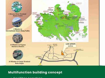 launching gudang workshop pabrik 300 M2 Cemara Industrial park Batam centre