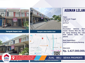 Jual Rumah 2 Lantai SHM Metland Menteng Cluster Savana Murah 1,427 M