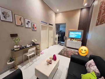 DIJUAL CEPAT RUMAH CLUSTER SEMI FURNIS SIAP HUNI SETU BEKASI