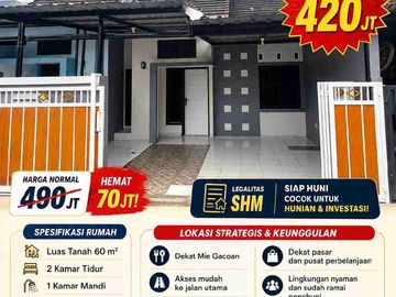 FLASH SALE RUMAH SHM DI TANGSEL — CUMA Rp420 JUTA