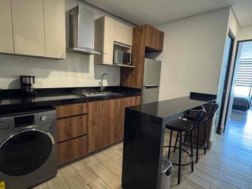 Departamento Nuevo Amueblado de Lujo Renta | Decorado Profesional con Granito Negro | Torre Patriota
