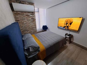 Departamento Nuevo Amueblado de Lujo Renta | Decorado Profesional con Granito Negro | Torre Patriota
