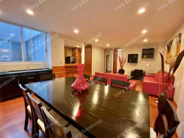 BONITO DEPARTAMENTO AMUEBLADO EN RENTA POLANCO SÚPER UBICACIÓN
