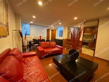 BONITO DEPARTAMENTO AMUEBLADO EN RENTA POLANCO SÚPER UBICACIÓN