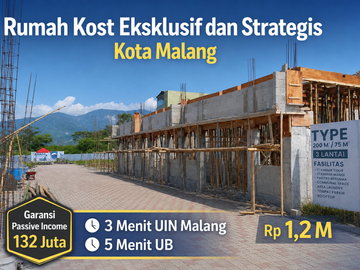 Kost 10 Kamar Full AC Merjosari Malang – Lokasi Favorit Mahasiswa