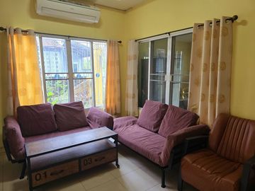 Corner Townhome with Riverside Terrace & Private Side Garden Patra Private 2, Pathum Thani Sam Khok