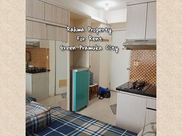 Sewa Studio Furnish Bulanan & Tahunan Gratis Ipl Green pramuka city