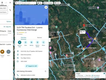 Property Near SLEX TR4 Tayabas Exit