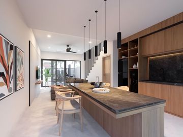 Modern Tropical Villa Dekat Canggu & Seminyak di Kerobokan Bali – Private Garden