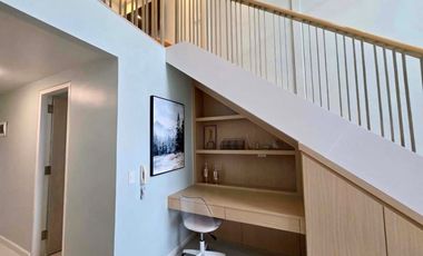 For Rent: Brand New Unit Fully Furnished 1 Bedroom Loft at Mandani Bay Suites Tower 2 by HTLand, Inc., Mandaue - 47sqm.