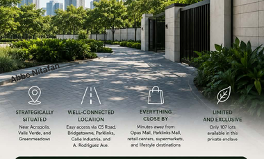 Pre-selling Subdivision Lot in Parklinks and Bridgetowne near C5 near Valle verde and green meadows