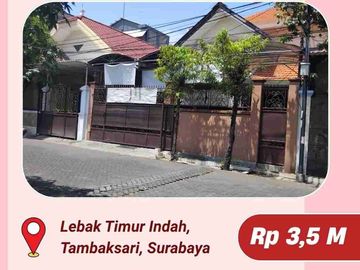 Rumah + Gudang Lebak Timur Indah, Gading, Tambaksari, Surabaya.