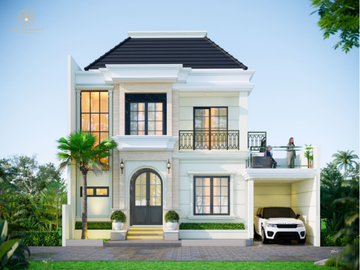 Jual Rumah Super Mewah American Style Jogja SHM dengan Kolam Renang Pribadi
