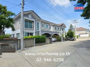 Two-story detached house, 43 sq.wah, Neo Home Ratthanathibet-Ratchaphruek Village, near Central Westgate, located on Bang Kruai-Sai Noi Road, Ratthana