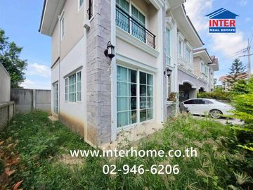Two-story detached house, 43 sq.wah, Neo Home Ratthanathibet-Ratchaphruek Village, near Central Westgate, located on Bang Kruai-Sai Noi Road, Ratthana