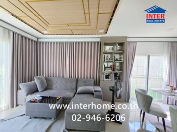 Two-story detached house, 43 sq.wah, Neo Home Ratthanathibet-Ratchaphruek Village, near Central Westgate, located on Bang Kruai-Sai Noi Road, Ratthana