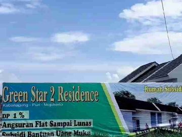 Rumah baru subsidi siap huni luas 60 m2 harga 170 juta, Kebonagung, Puri, Mojokerto