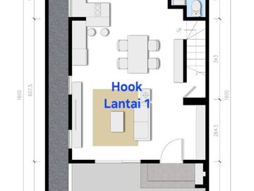 Dijual Rumah Baru Posisi Hook di Citra 2 Extension Jakarta Barat