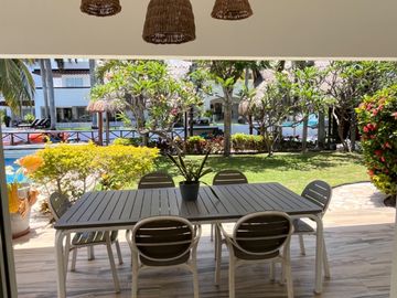 CASA ZONA HOTELERA ISLA DORADA CON MULLE , CANAL Y ALBERCA PRIVADA
